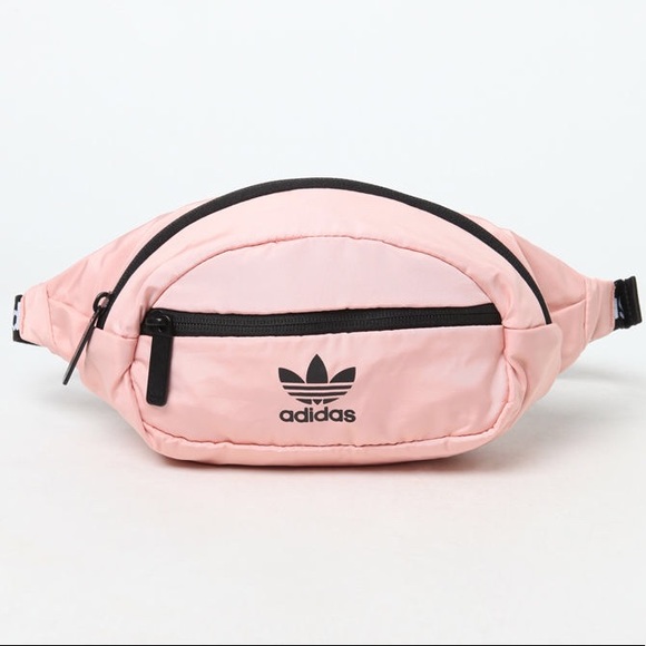 adidas pink waist bag